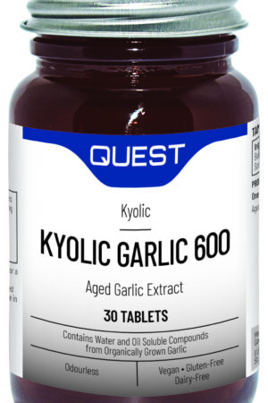 Quest Kyolic Garlic 600 60's - Odourless Aged Garlic Extract Bonus 90's